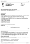 ČSN ISO 6621-5 Pístní kroužky spalovacích motorů. Požadavky jakosti