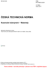 ČSN EN 16603-32-08 Kosmické inženýrství - Materiály