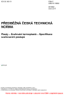ČSN P CEN/TS 16892 Plasty - Svařování termoplastů - Specifikace svařovacích postupů