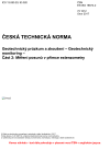 ČSN EN ISO 18674-2 Geotechnický průzkum a zkoušení - Geotechnický monitoring - Část 2: Měření posunů v přímce extenzometry