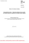 ČSN EN 13493 ed. 2 Geosyntetické izolace - Vlastnosti požadované pro použití při stavbě zařízení pro skladování a likvidaci tuhých odpadů