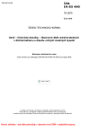ČSN EN ISO 4048 Usně - Chemické zkoušky - Stanovení látek extrahovatelných v dichlormethanu a obsahu volných mastných kyselin