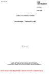 ČSN EN ISO 20569 Stomatologie - Trepanační vrtáky
