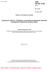ČSN EN ISO 15195 ed. 2 Laboratorní medicína - Požadavky na způsobilost kalibračních laboratoří používajících referenčních postupů měření