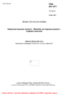 ČSN EN 1871 Vodorovné dopravní značení - Materiály pro dopravní značení - Fyzikální vlastnosti