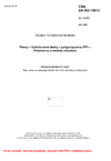 ČSN EN ISO 15013 Plasty - Vytlačované desky z polypropylenu (PP) - Požadavky a metody zkoušení