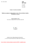 ČSN EN 14025 Nádrže pro přepravu nebezpečného zboží - Kovové tlakové nádrže - Konstrukce a výroba