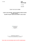 ČSN EN 3475-606 Letectví a kosmonautika - Elektrické kabely pro letecké použití - Zkušební metody - Část 606: Zkouška nasákavosti na textilním opletu izolace