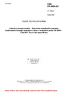ČSN EN 4869-001 Letectví a kosmonautika - Koncovka rozšířeného paprsku, bezkontaktní kontakt optického vlákna v dutinkách podle EN 3645 - Část 001: Technická specifikace