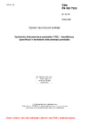 ČSN EN ISO 7533 Technická dokumentace produktu (TPD) - Identifikace specifikací v technické dokumentaci produktu