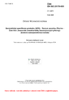 ČSN EN ISO 25178-605 Geometrické specifikace produktu (GPS) - Textura povrchu: Plocha - Část 605: Jmenovité charakteristiky bezdotykových přístrojů (bodová samozaostřovací sonda)