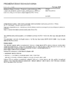ČSN P ISO/TS 21219-13 Inteligentní dopravní systémy - Dopravní a cestovní informace (TTI) v dopravním protokolu expertní skupiny, druhá generace (TPEG2) - Část 13: Služba pro informace o veřejné dopravě (TPEG2-PTS)