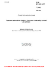 ČSN EN ISO 2477 Tvarované žárovzdorné výrobky - Stanovení trvalé změny rozměrů při zahřívání