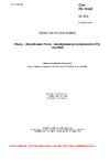 ČSN EN 15342 Plasty - Recyklované plasty - Charakterizace polystyrenových (PS) recyklátů