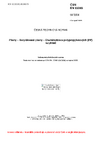 ČSN EN 15345 Plasty - Recyklované plasty - Charakterizace polypropylenových (PP) recyklátů