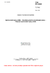 ČSN EN 18088 Hydroizolační pásy a fólie - Recyklace plastů a recyklované plasty - Plastové hydroizolační pásy a fólie
