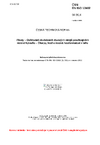 ČSN EN ISO 13802 Plasty - Ověřování zkušebních rázových strojů používajících rázové kyvadlo - Charpy, Izod a rázová houževnatost v tahu