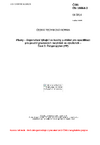 ČSN EN 18064-3 Plasty - Doporučení týkající se kvality a základ pro specifikaci pro použití plastových recyklátů ve výrobcích - Část 3: Polypropylen (PP)