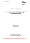 ČSN EN 18064-5 Plasty - Doporučení týkající se kvality a základ pro specifikaci pro použití plastových recyklátů ve výrobcích - Část 5: Polyvinylchlorid (PVC)
