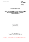 ČSN EN 18064-6 Plasty - Doporučení týkající se kvality a základ pro specifikaci pro použití plastových recyklátů ve výrobcích - Část 6: Polystyren (PS)