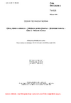 ČSN EN 13124-1 Okna, dveře a okenice - Odolnost proti výbuchu - Zkušební metoda - Část 1: Rázová trubice