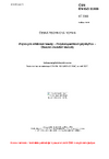 ČSN EN ISO 11909 Pojiva pro nátěrové hmoty - Polyisokyanátové pryskyřice - Obecné zkušební metody
