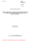 ČSN EN 17131-1 Textilie a textilní výrobky - Stanovení určitých zbytkových rozpouštědel - Část 1: Stanovení aprotických rozpouštědel, metoda s použitím plynové chromatografie