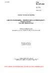 ČSN EN 3475-408 Letectví a kosmonautika - Elektrické kabely pro letecké použití - Zkušební metody - Část 408: Ohnivzdornost