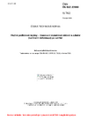 ČSN EN ISO 23999 Pružné podlahové krytiny - Stanovení rozměrové stálosti a zvlnění (vertikální deformace) po zahřátí