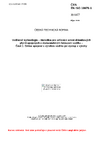 ČSN EN ISO 19870-1 Vodíkové technologie - Metodika pro určování emisí skleníkových plynů spojených s dodavatelským řetězcem vodíku - Část 1: Emise spojené s výrobou vodíku po výstup z výroby