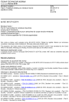 ČSN EN 60127-6 ed. 2 Miniaturní pojistky - Část 6: Pojistkové držáky pro miniaturní tavné pojistkové vložky